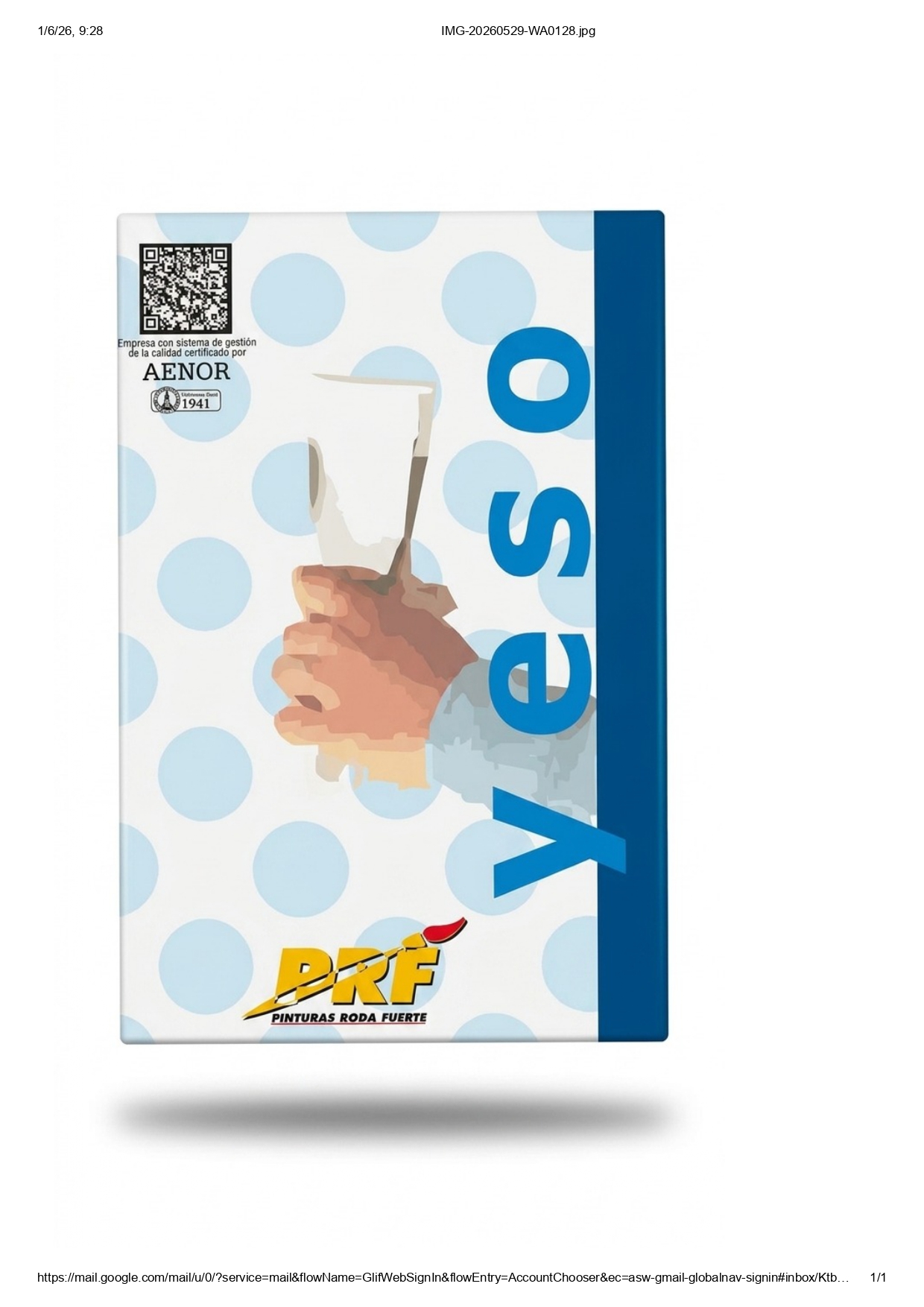 YESO 1KG