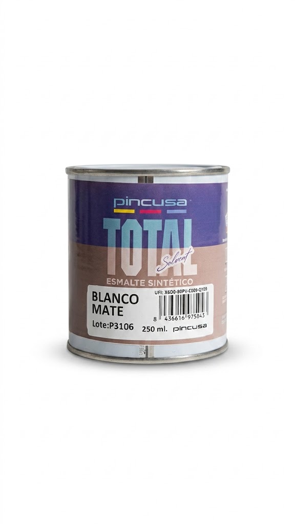 ESMALTE SINTETICO BLANCO MATE 250ML PINC
