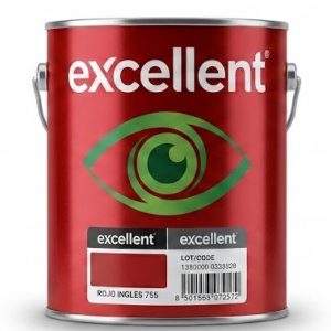 ESMALTE SINTETICO ROJO INGLES 750ML PINC