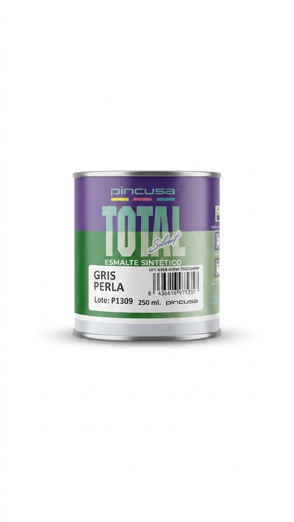 ESMALTE SINTETICO GRIS PERLA 250ML PINCU