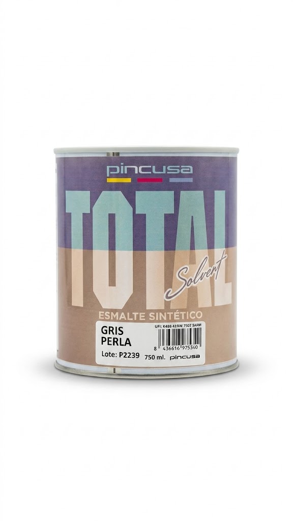 ESMALTE SINTETICO GRIS PERLA 750ML PINCU