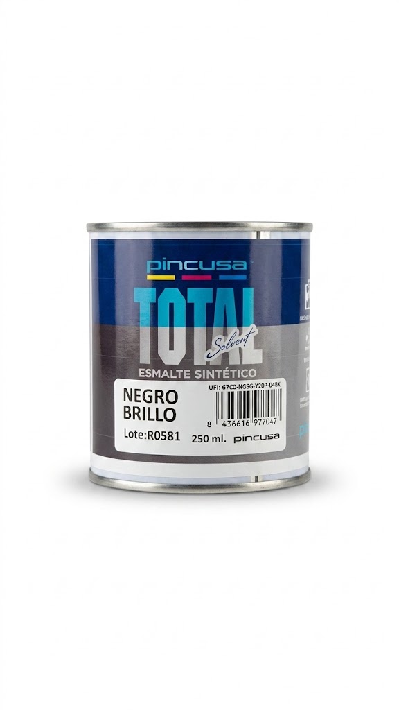 ESMALTE SINTETICO NEGRO BRILLO 250ML PIN