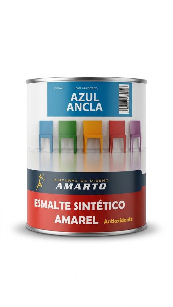 ESMALTE SINTETICO AZUL ANCLA 750ML PINCUSA