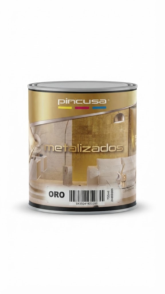 PINTURA EFECTO METAL ORO LINGOTE 750ML