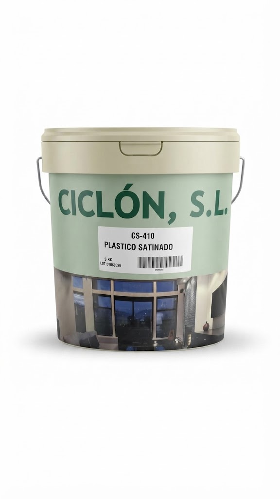 PINTURA PLASTICA SATINADA CICLON 4LT