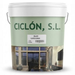 PINTURA PLASTICA SATINADA CICLON 14L BCO
