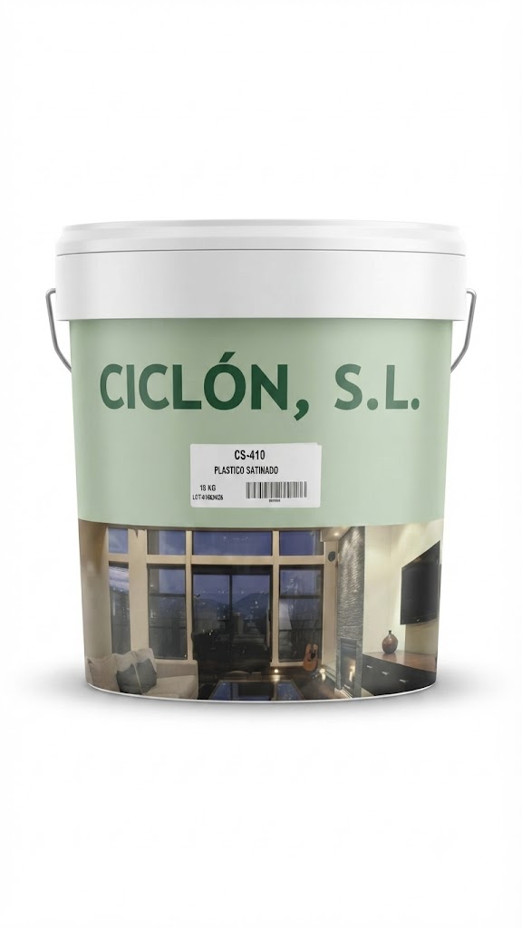 PINTURA PLASTICA SATINADA CICLON 14L BCO