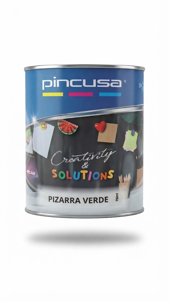 PINTURA EFECTO PIZARRA VERDE 750ML PINCU